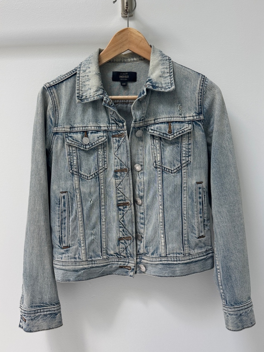J. Crew Light Wash Denim Jean Jacket